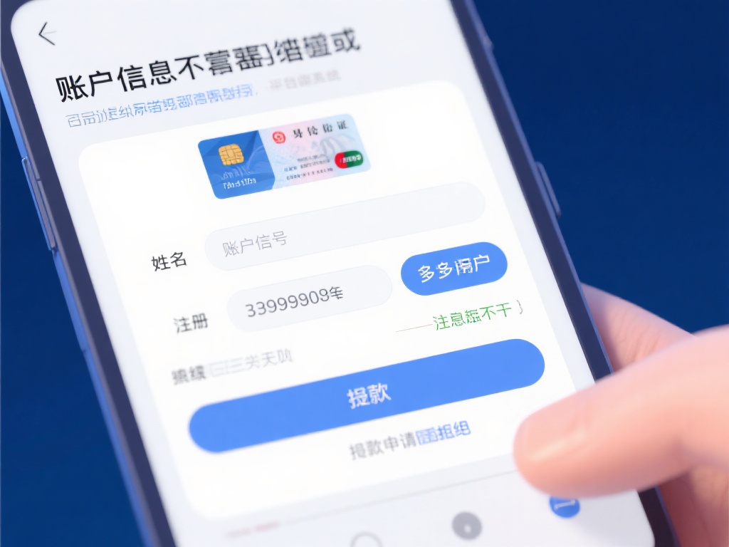1.账户信息不完善或错误
许多用户在注册或绑定银